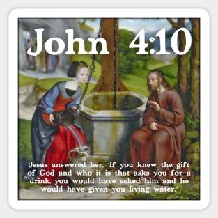 John 4:10 Sticker